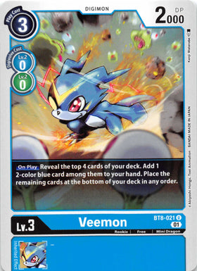 Veemon [BT8-021] [New Awakening] Normal