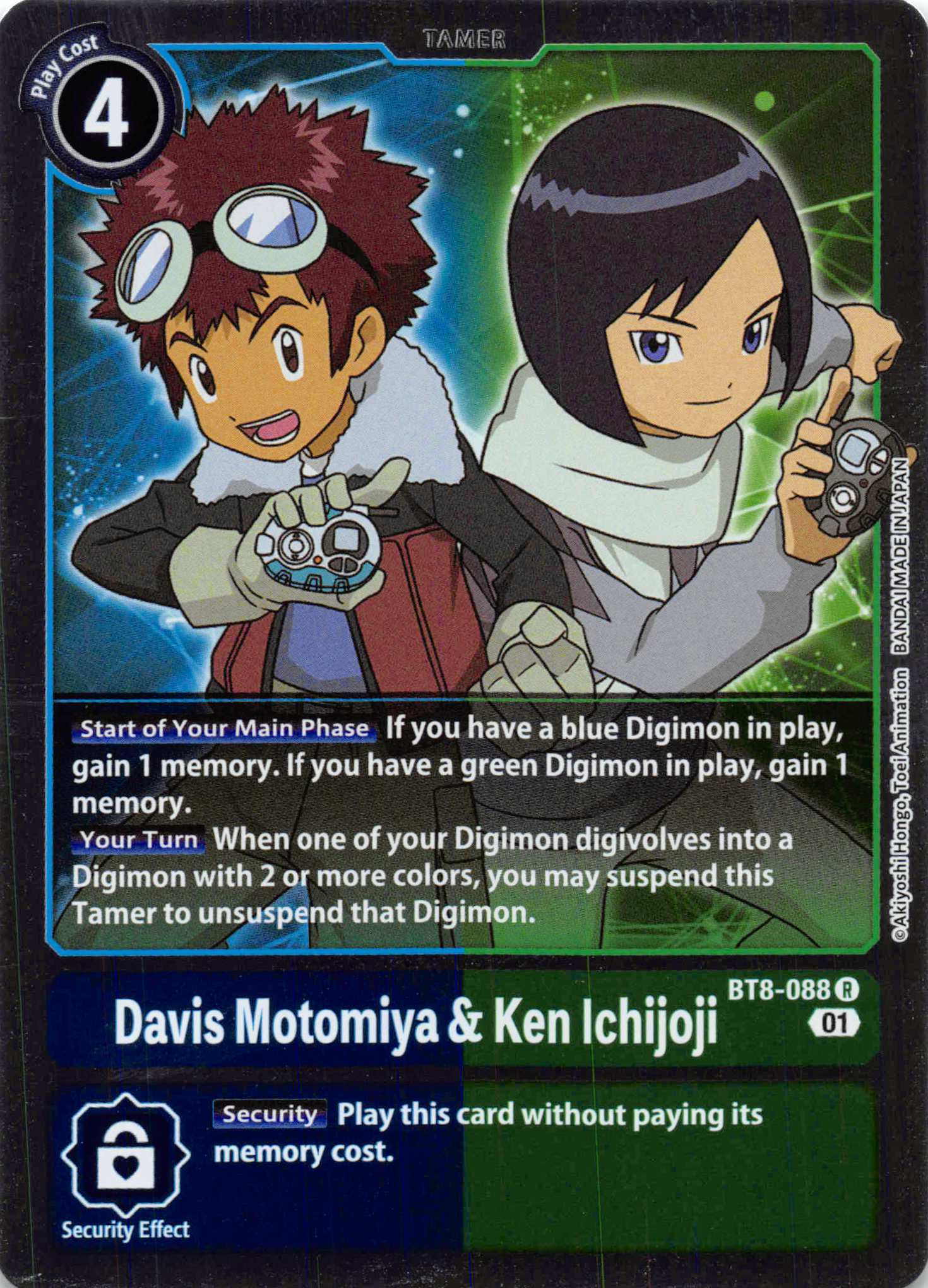 Davis Motomiya & Ken Ichijoji [BT8-088] [New Awakening] Foil