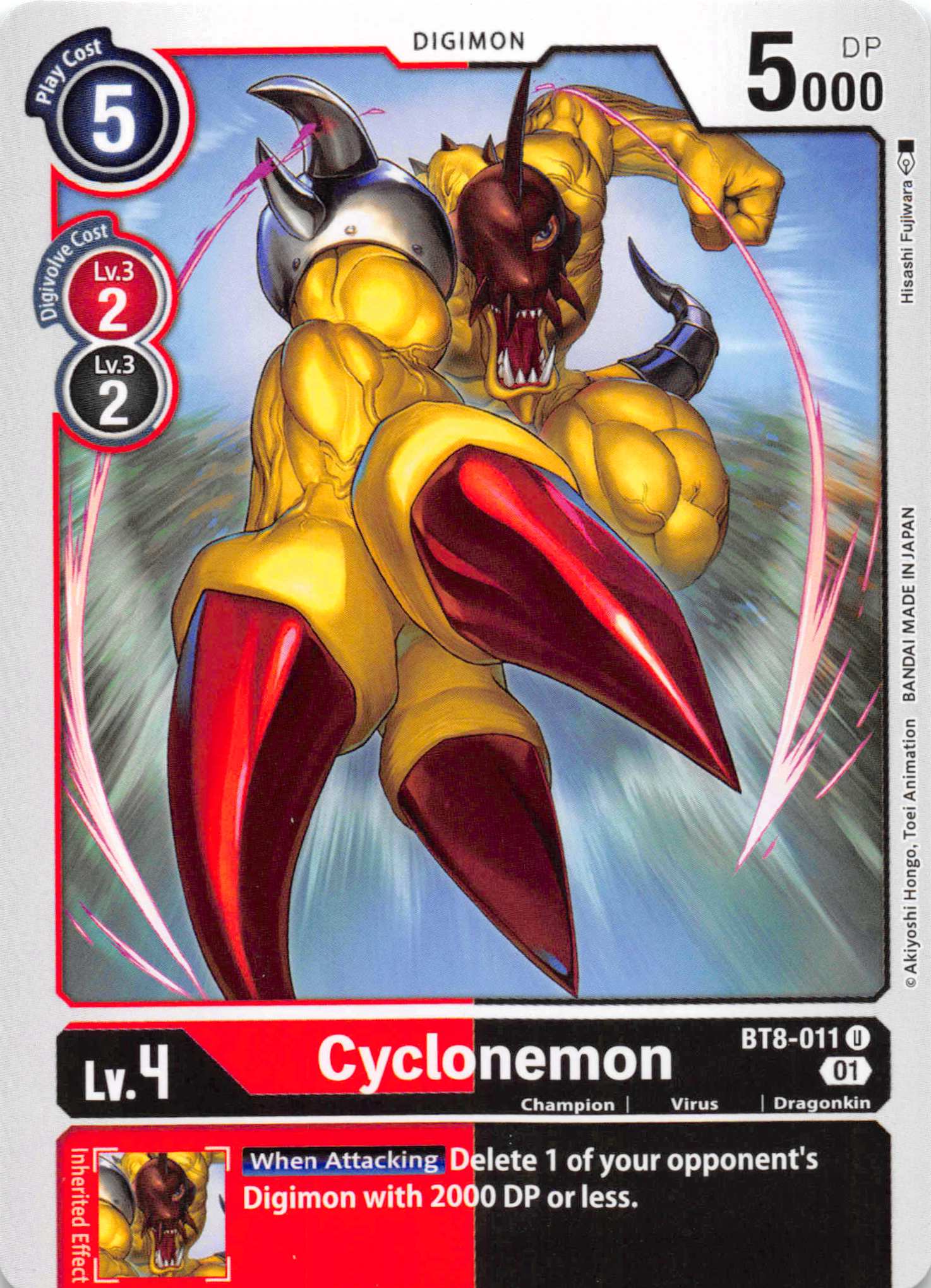 Cyclonemon [BT8-011] [New Awakening] Normal