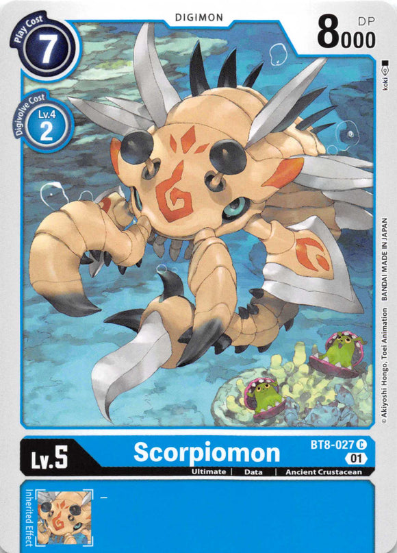 Scorpiomon [BT8-027] [New Awakening] Normal