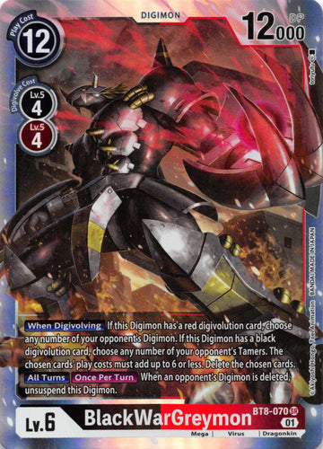 BlackWarGreymon [BT8-070] [New Awakening] Foil