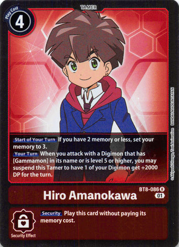 Hiro Amanokawa [BT8-086] [New Awakening] Foil
