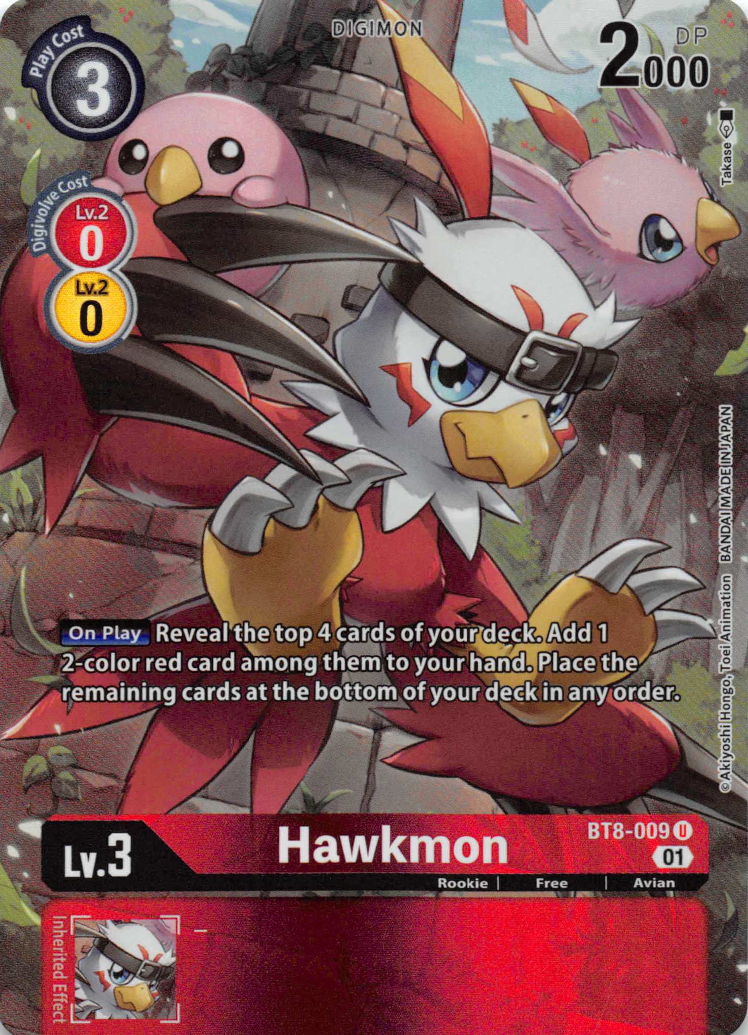 Hawkmon (Alternate Art) [BT8-009] [New Awakening] Foil