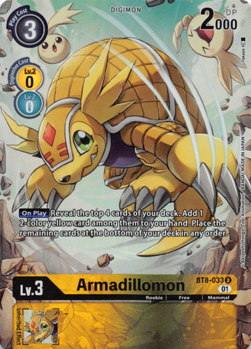 Armadillomon (Alternate Art) [BT8-033] [New Awakening] Foil