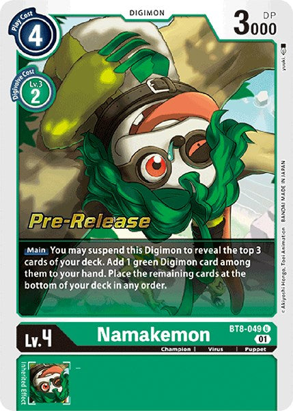 Namakemon [BT8-049] [New Awakening Pre-Release Cards] Foil