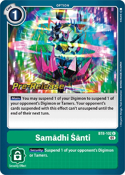 Samadhi Santi [BT8-102] [New Awakening Pre-Release Cards] Normal