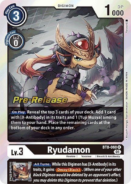 Ryudamon [BT8-060] [New Awakening Pre-Release Cards] Normal