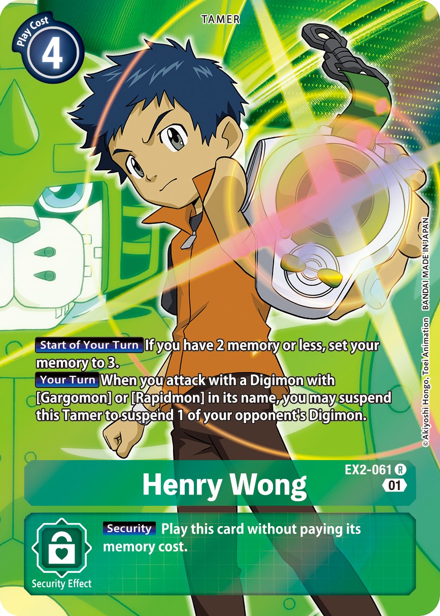 Henry Wong (Alternate Art) [EX2-061] [Digital Hazard] Foil