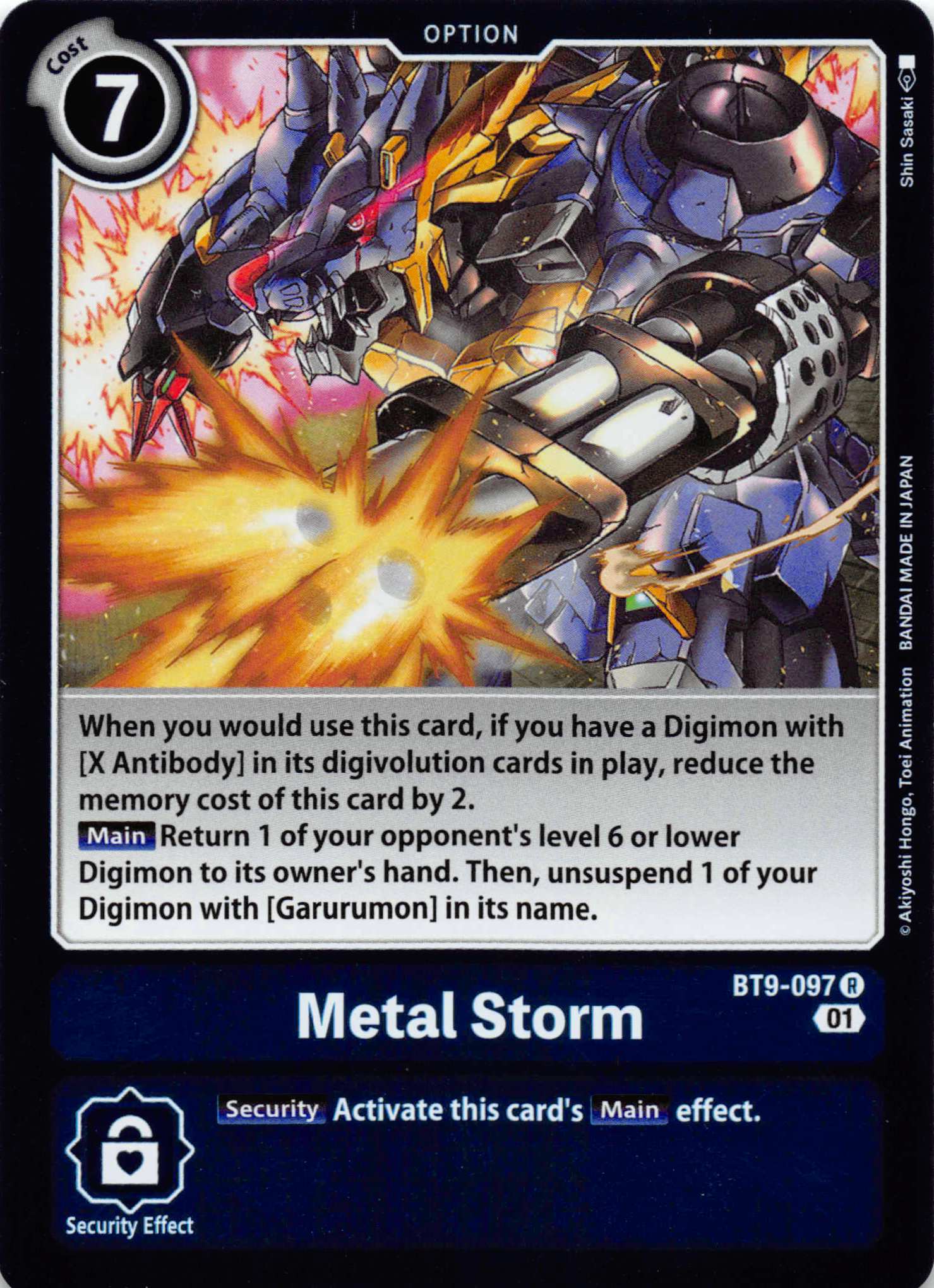 Metal Storm [BT9-097] [X Record] Foil