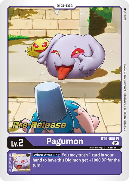 Pagumon [BT9-006] [X Record Pre-Release Cards] Foil