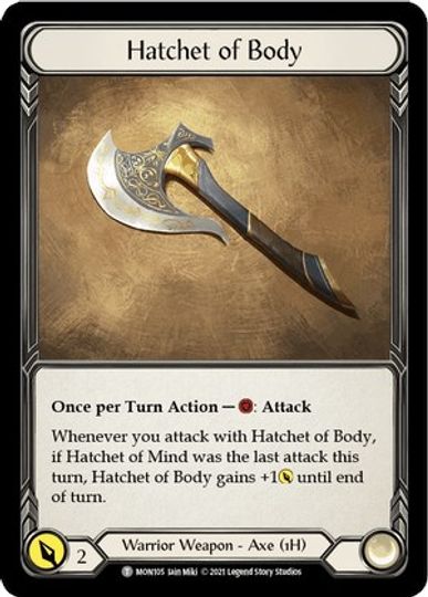 Chane // Hatchet of Body [MON154 // MON105] Unlimited Normal - Duel Kingdom