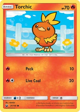 Torchic (26/168) [Sun & Moon: Celestial Storm] - Duel Kingdom