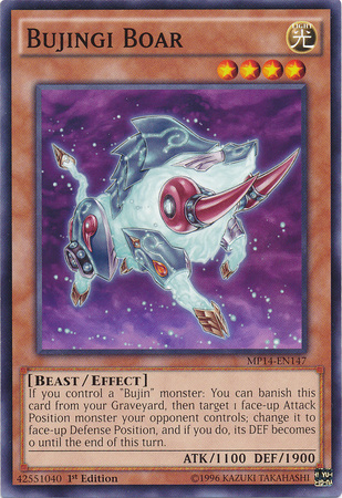 Bujingi Boar [MP14-EN147] Common - Duel Kingdom