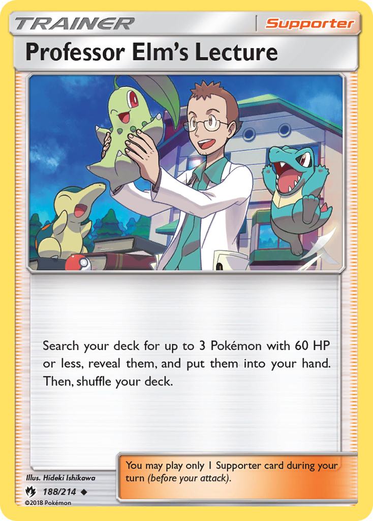 Professor Elm's Lecture (188/214) [Sun & Moon: Lost Thunder] - Duel Kingdom