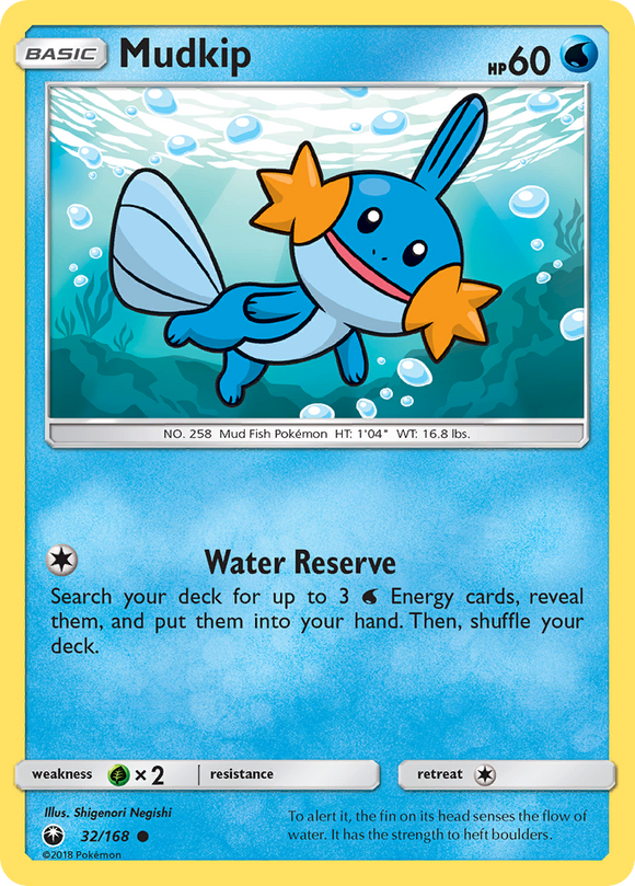 Mudkip (32/168) [Sun & Moon: Celestial Storm] - Duel Kingdom