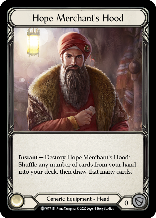 Hope Merchant's Hood [WTR151] Unlimited Rainbow Foil - Duel Kingdom