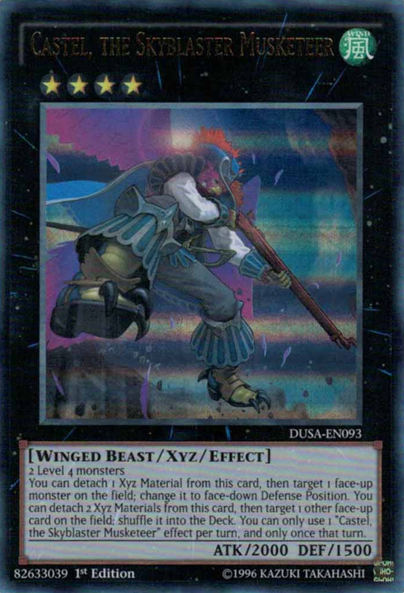 Castel, the Skyblaster Musketeer [DUSA-EN093] Ultra Rare - Duel Kingdom