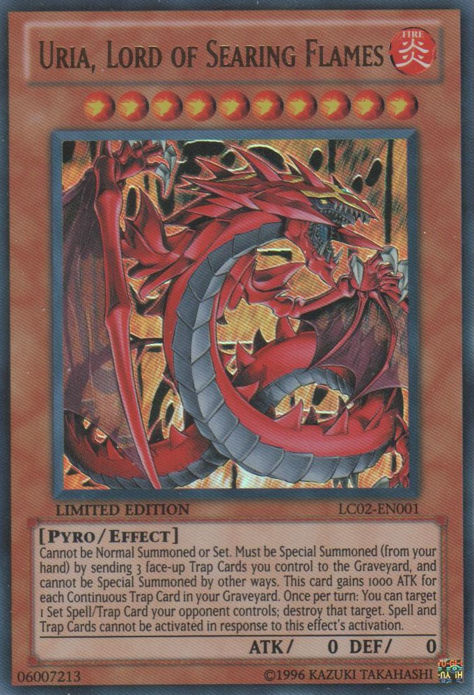 Uria, Lord of Searing Flames [LC02-EN001] Ultra Rare - Duel Kingdom