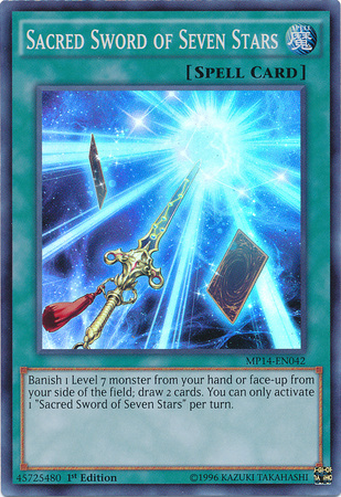 Sacred Sword of Seven Stars [MP14-EN042] Super Rare - Duel Kingdom
