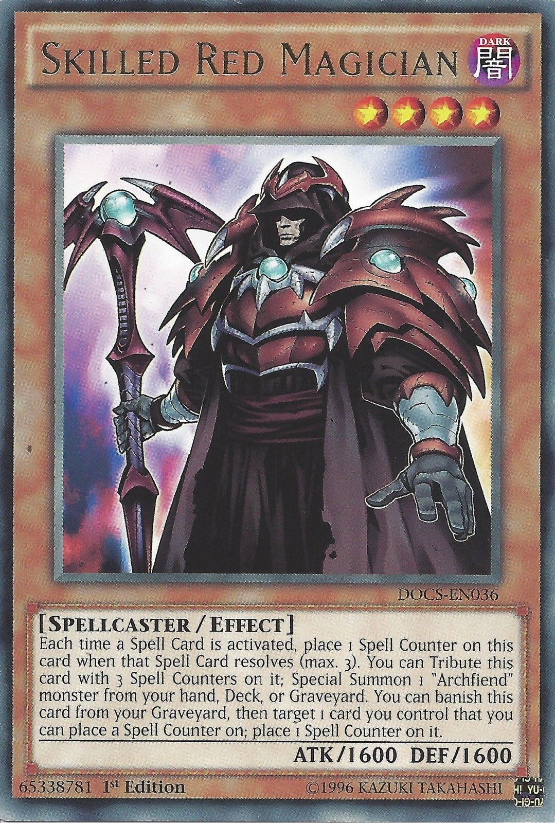 Skilled Red Magician [DOCS-EN036] Rare - Duel Kingdom
