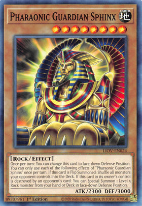 Pharaonic Guardian Sphinx [LIOV-EN024] Common - Duel Kingdom