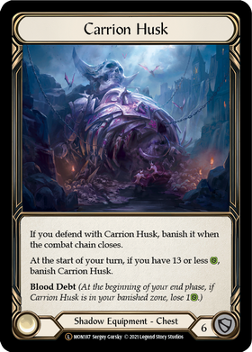 Carrion Husk (Rainbow Foil) [U-MON187-RF] Unlimited Rainbow Foil - Duel Kingdom