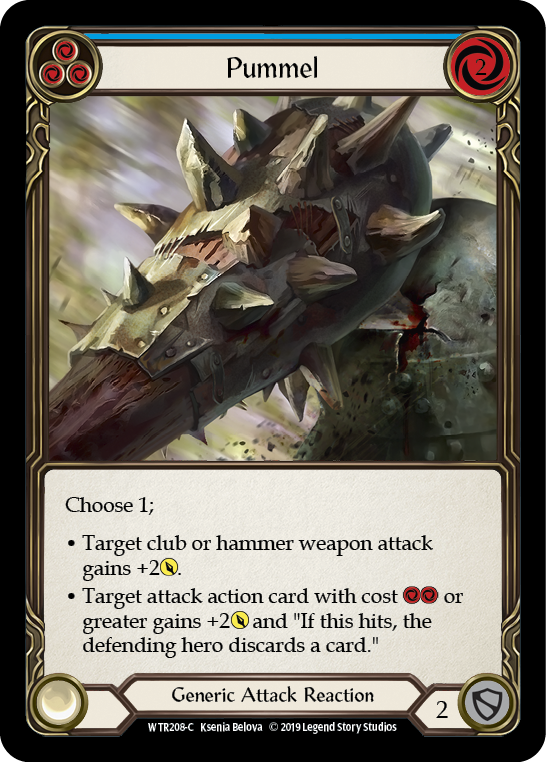 Pummel (Blue) [WTR208-C] Alpha Print Normal - Duel Kingdom