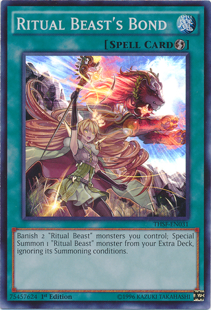 Ritual Beast's Bond [THSF-EN031] Super Rare - Duel Kingdom