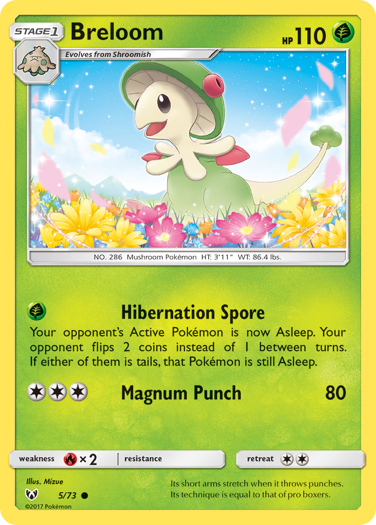 Breloom (5/73) [Sun & Moon: Shining Legends] - Duel Kingdom