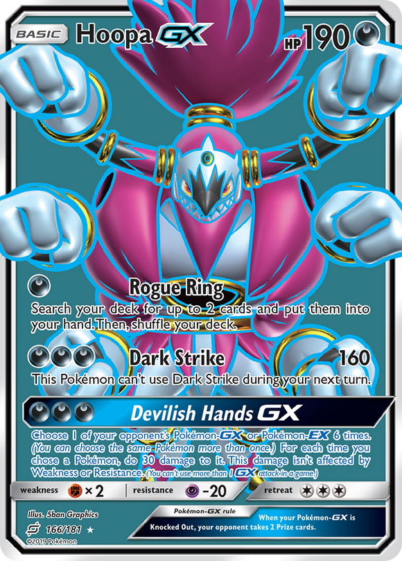 Hoopa GX (166/181) [Sun & Moon: Team Up] - Duel Kingdom