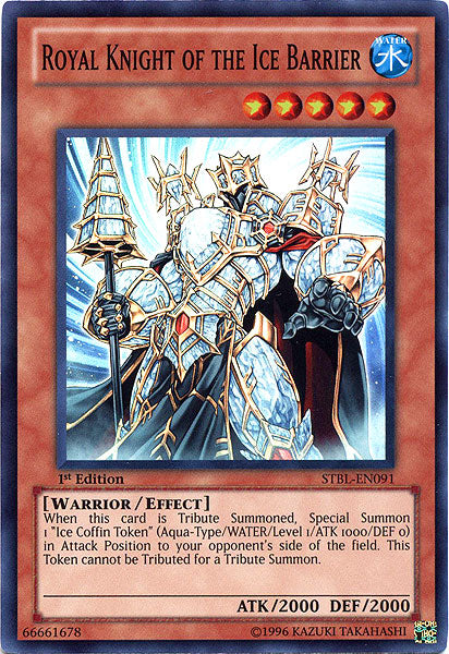 Royal Knight of the Ice Barrier [STBL-EN091] Super Rare - Duel Kingdom