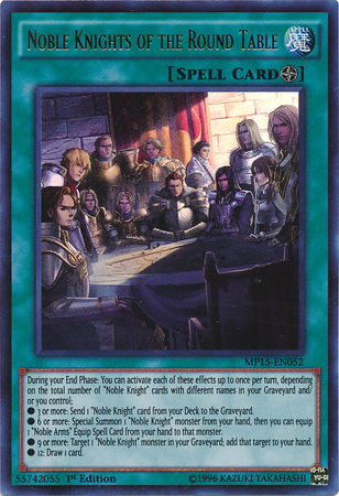 Noble Knights of the Round Table [MP15-EN052] Ultra Rare - Duel Kingdom