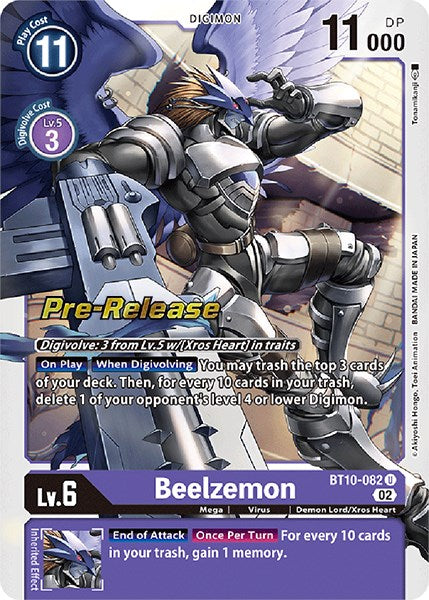 Beelzemon [BT10-082] [Xros Encounter Pre-Release Cards] Normal