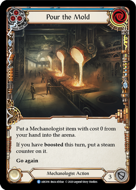 Pour the Mold (Blue) [ARC016] Unlimited Rainbow Foil - Duel Kingdom