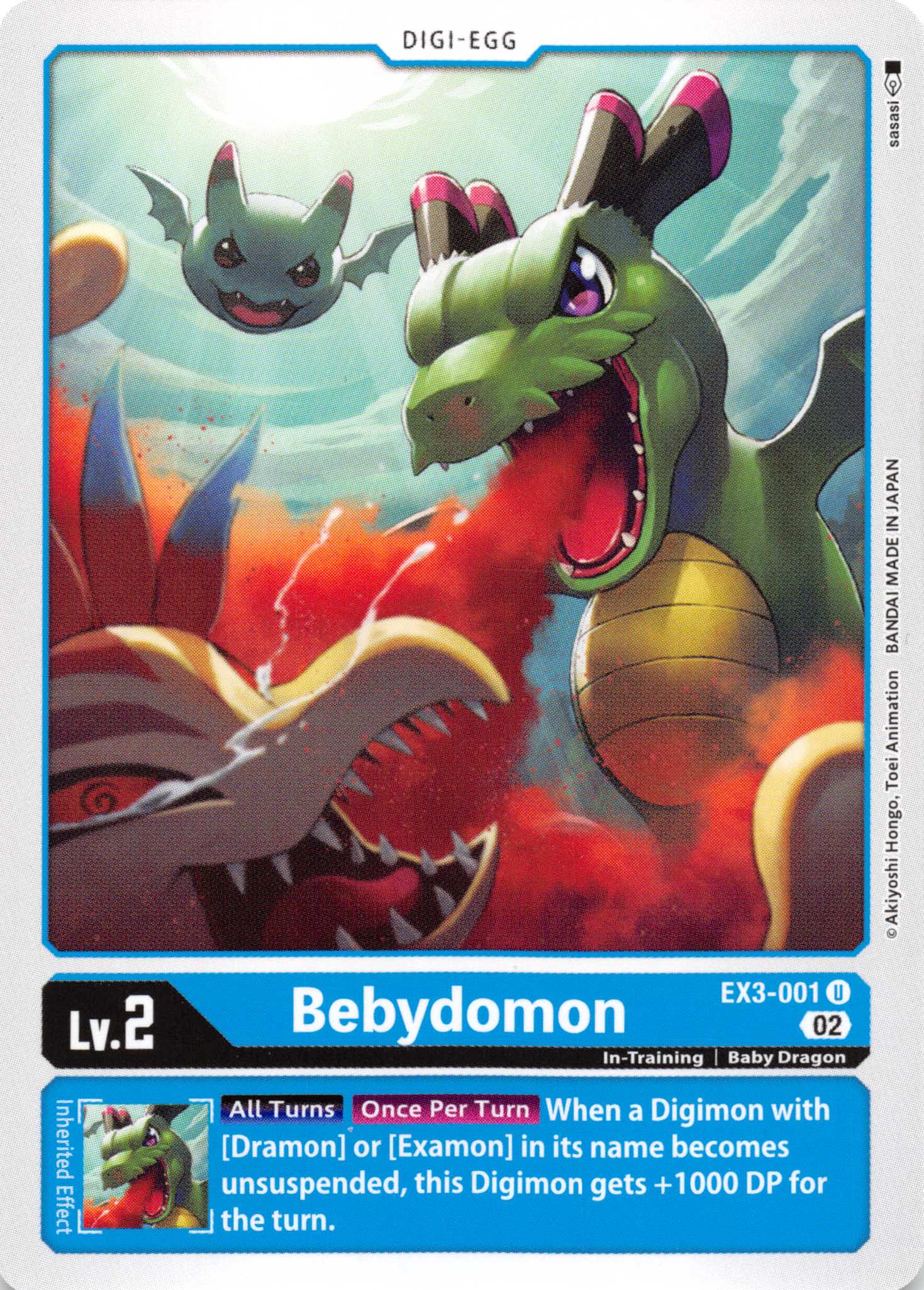 Bebydomon [EX3-001] [Draconic Roar] Normal