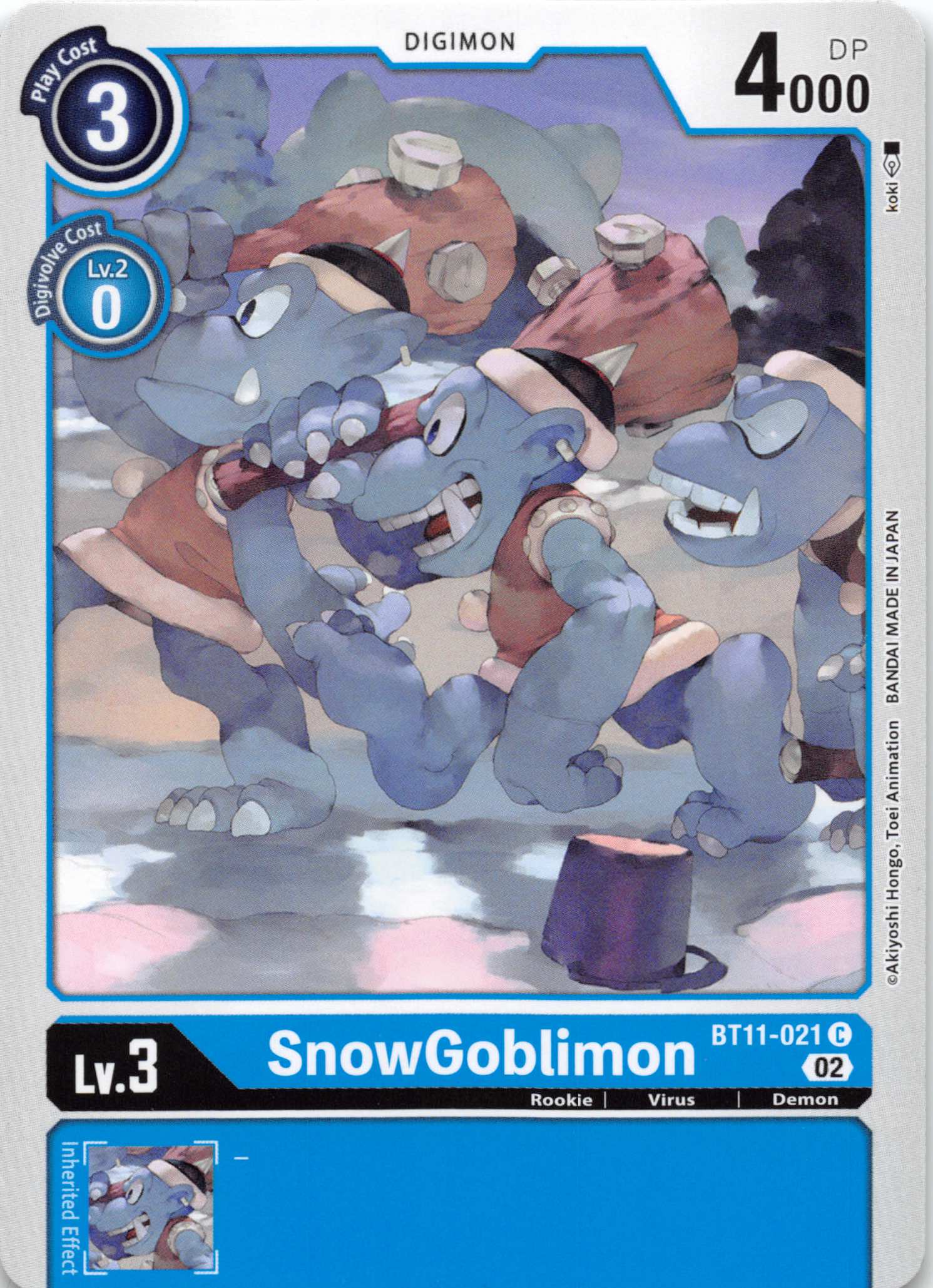 SnowGoblimon [BT11-021] [Dimensional Phase] Foil