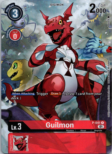 Guilmon (Digimon Royal Knights Card Set) [P-041] [Digimon Promotion Cards] Foil