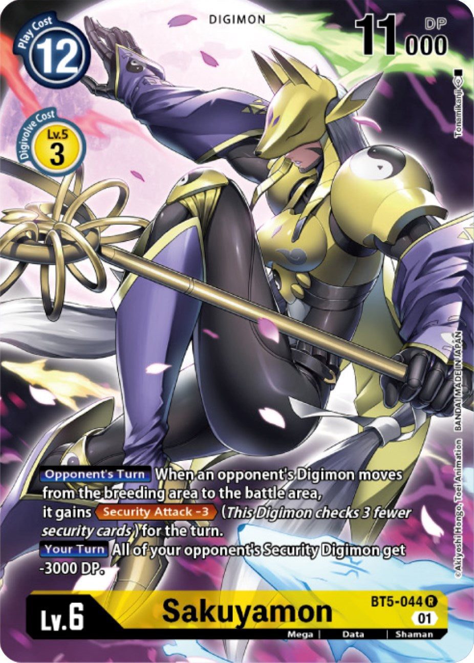 Sakuyamon (Digimon Card Game Deck Box Set) [BT5-044] [Battle of Omni] Normal