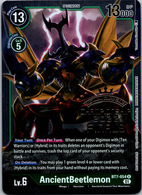 AncientBeetlemon (2022 Championship Finals Event Pack) [BT7-054 R] [Next Adventure] Foil