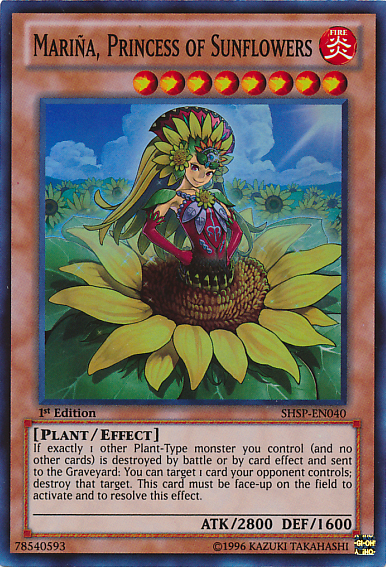 Mariña, Princess of Sunflowers [SHSP-EN040] Super Rare - Duel Kingdom