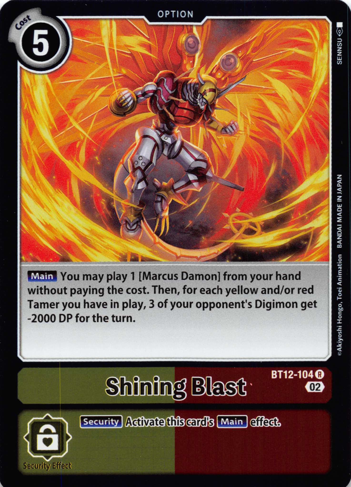 Shining Blast [BT12-104] [Across Time] Foil