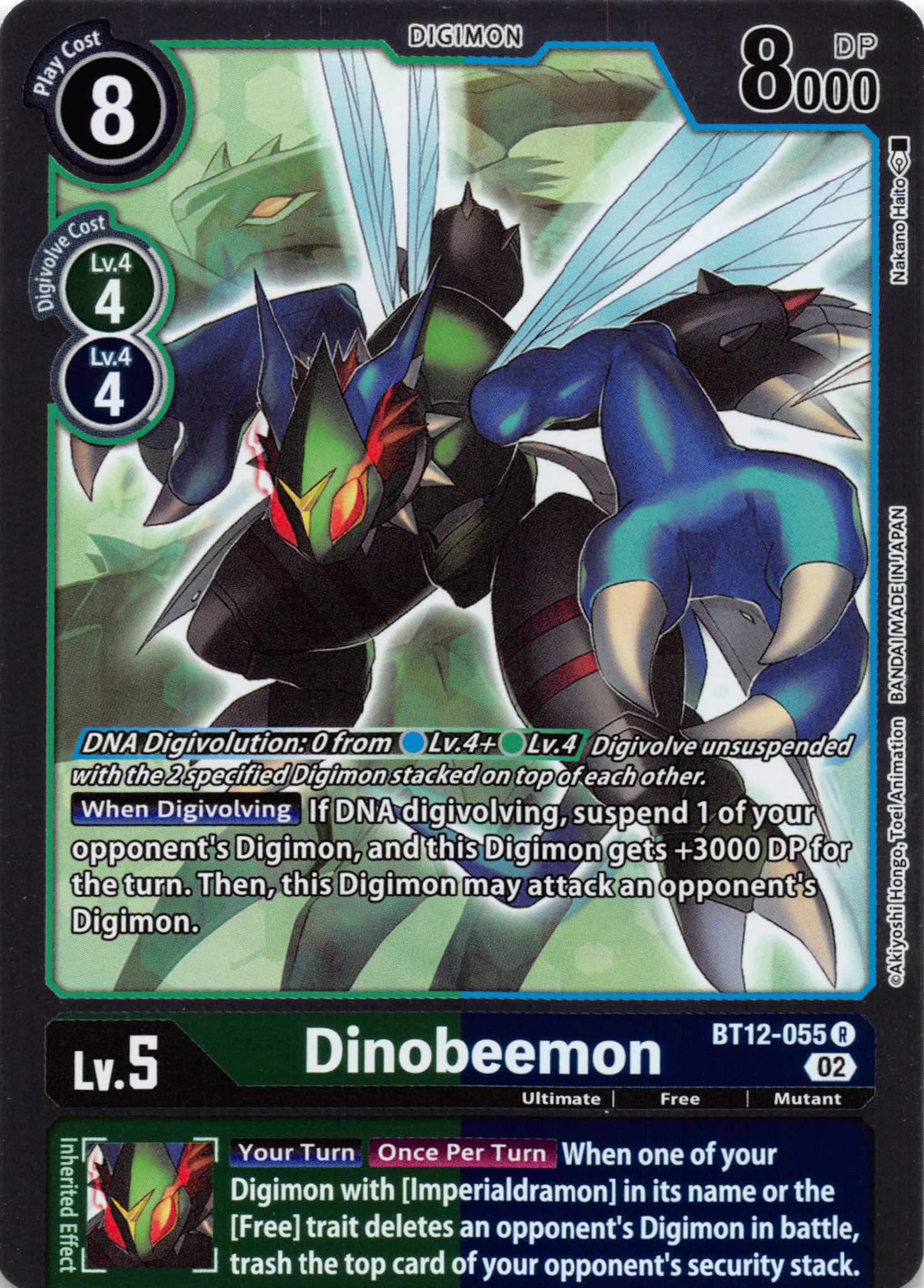 Dinobeemon [BT12-055] [Across Time] Foil