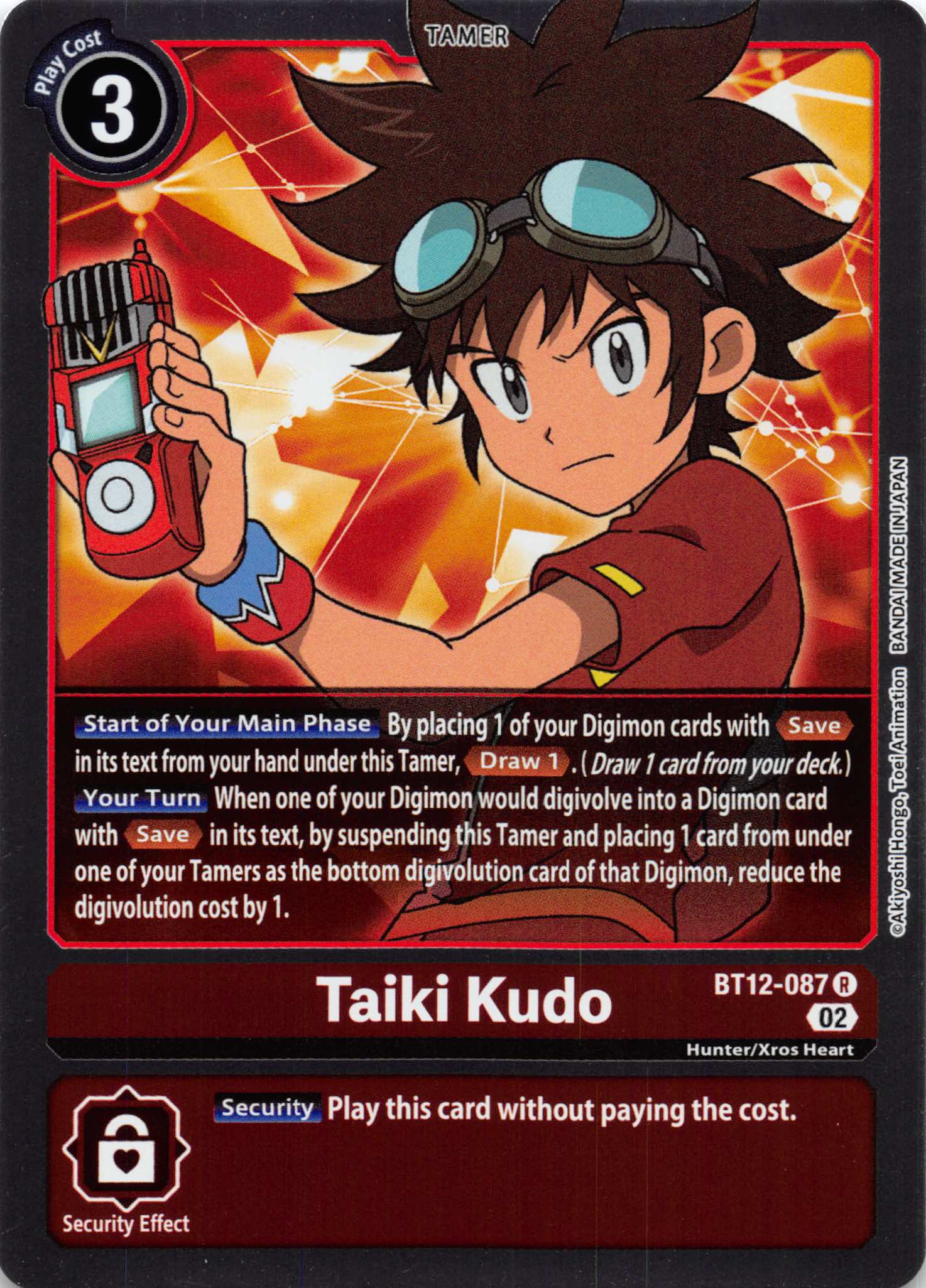 Taiki Kudo [BT12-087] [Across Time] Foil