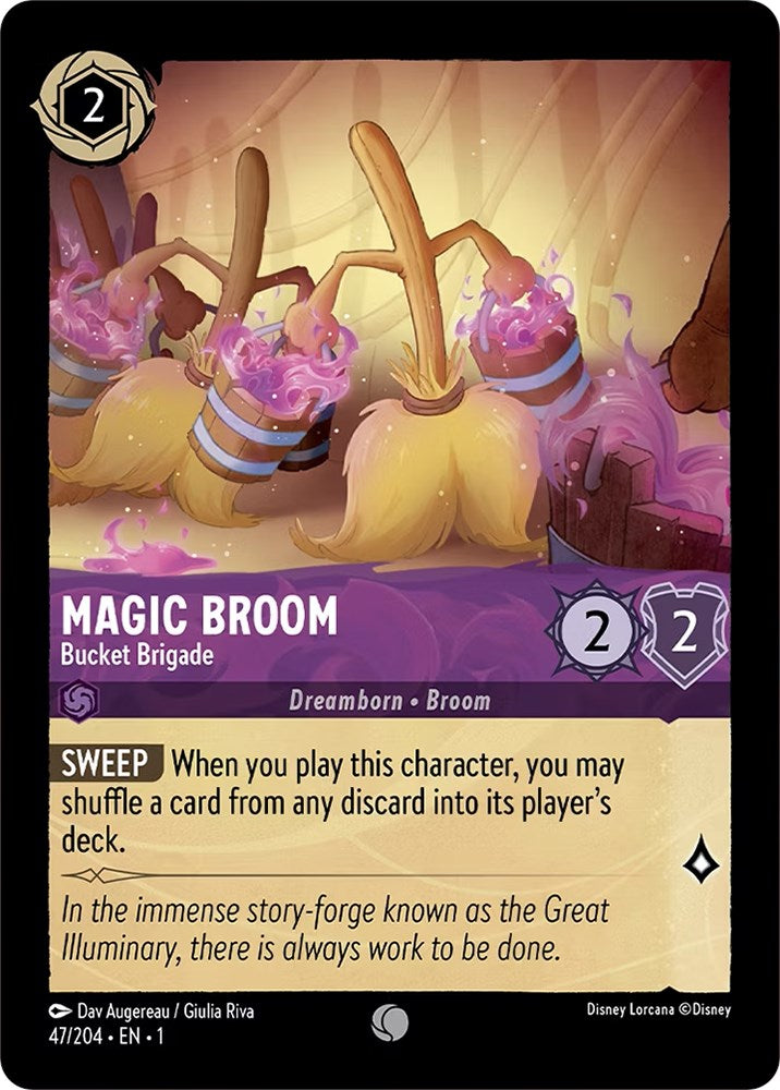 Magic Broom - Bucket Brigade 47/204 (The First Chapter) Cold Foil