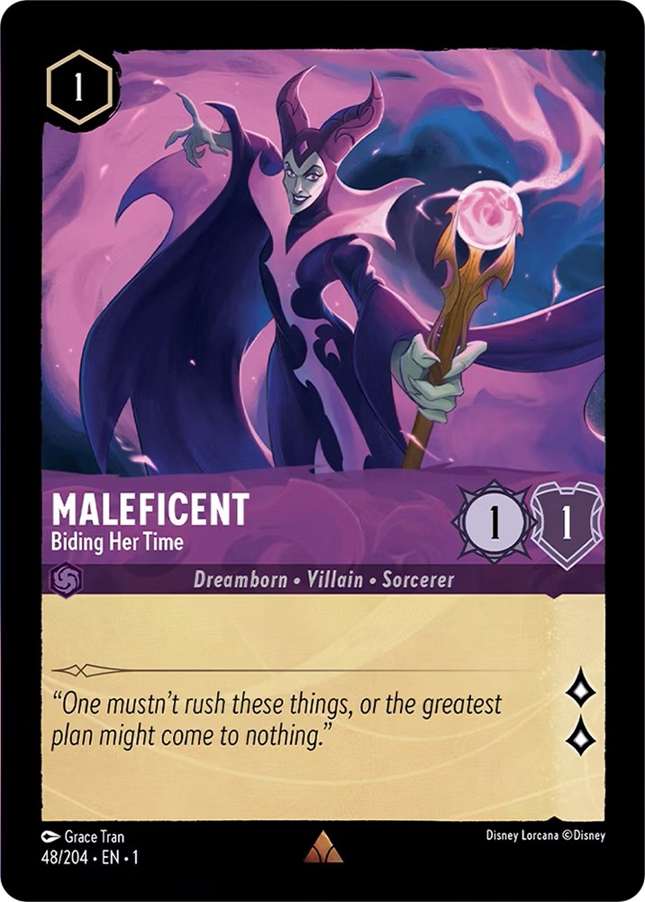 Maleficent - Biding Her Time 48/204 (The First Chapter) Cold Foil