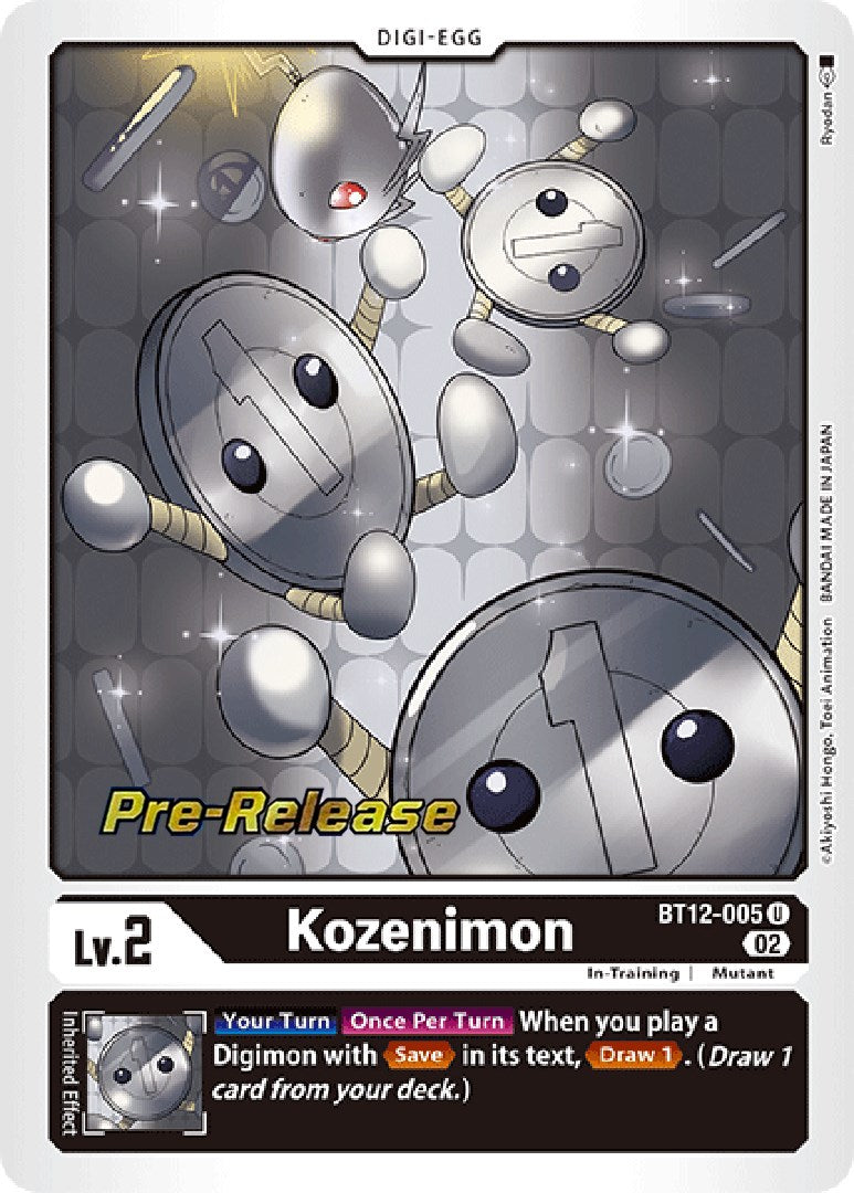 Kozenimon [BT12-005] [Across Time Pre-Release Cards] Foil