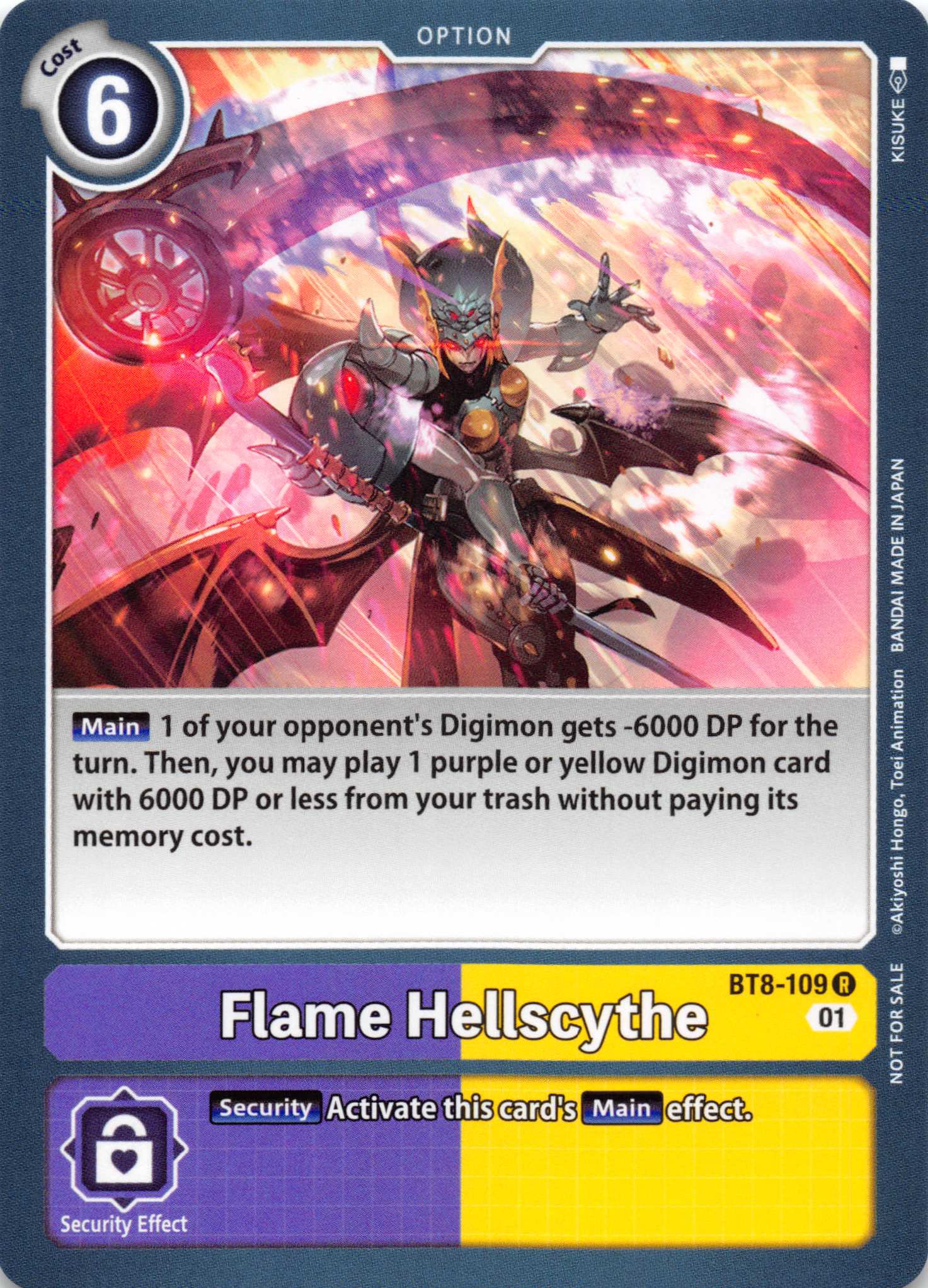 Flame Hellscythe [BT8-109] [Revision Pack Cards] Normal