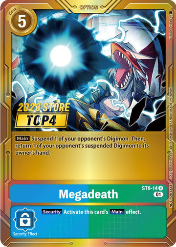 Megadeath (2023 Store Top 4) [ST9-14] [Starter Deck 09: Ultimate Ancient Dragon] Foil