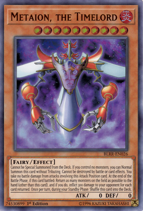 Metaion, the Timelord [BLRR-EN026] Ultra Rare - Duel Kingdom