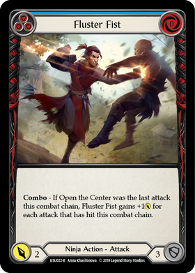 Fluster Fist (Blue) [KSU022-R] 1st Edition Normal - Duel Kingdom